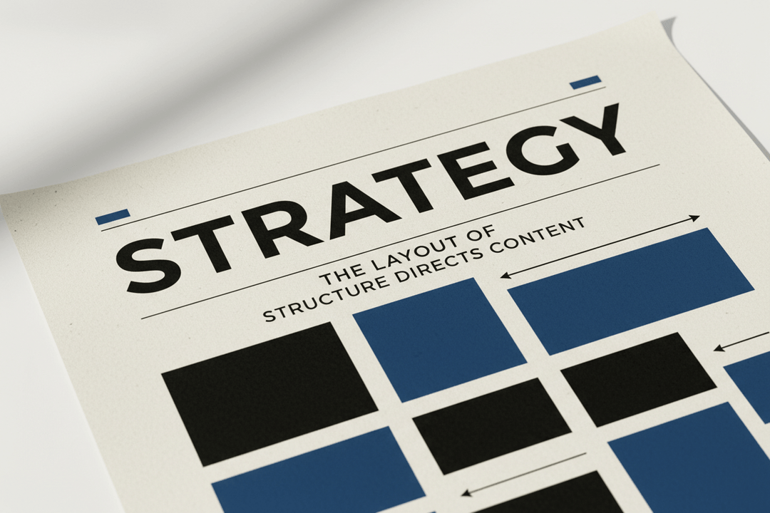 The Layout of Strategy: Why Structure Directs Content