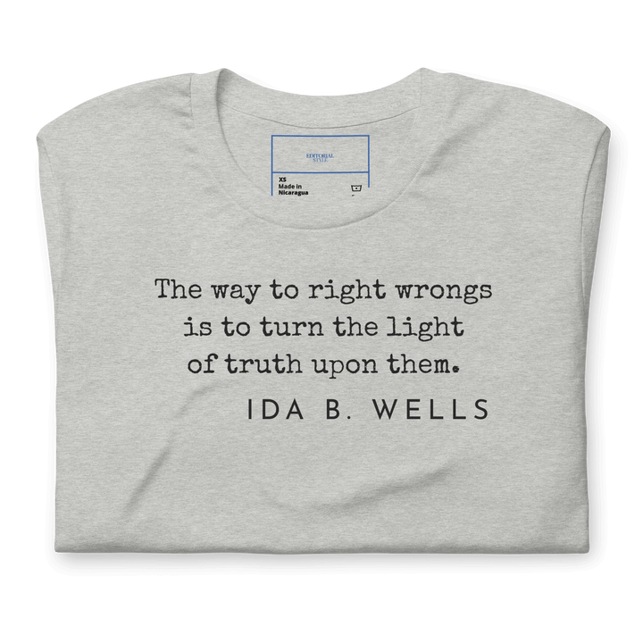 Ida B. Wells: The Integrity Series - Editorial Style Journalism Apparel