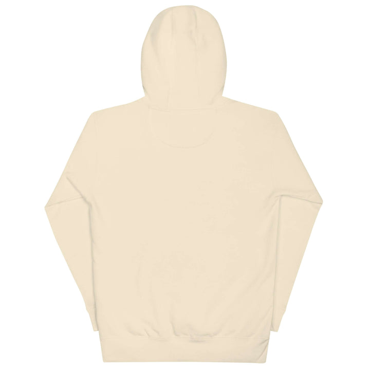 Back view of the bone Los Angeles Still Needs Journalism — Hoodie, showcasing its premium unisex design.