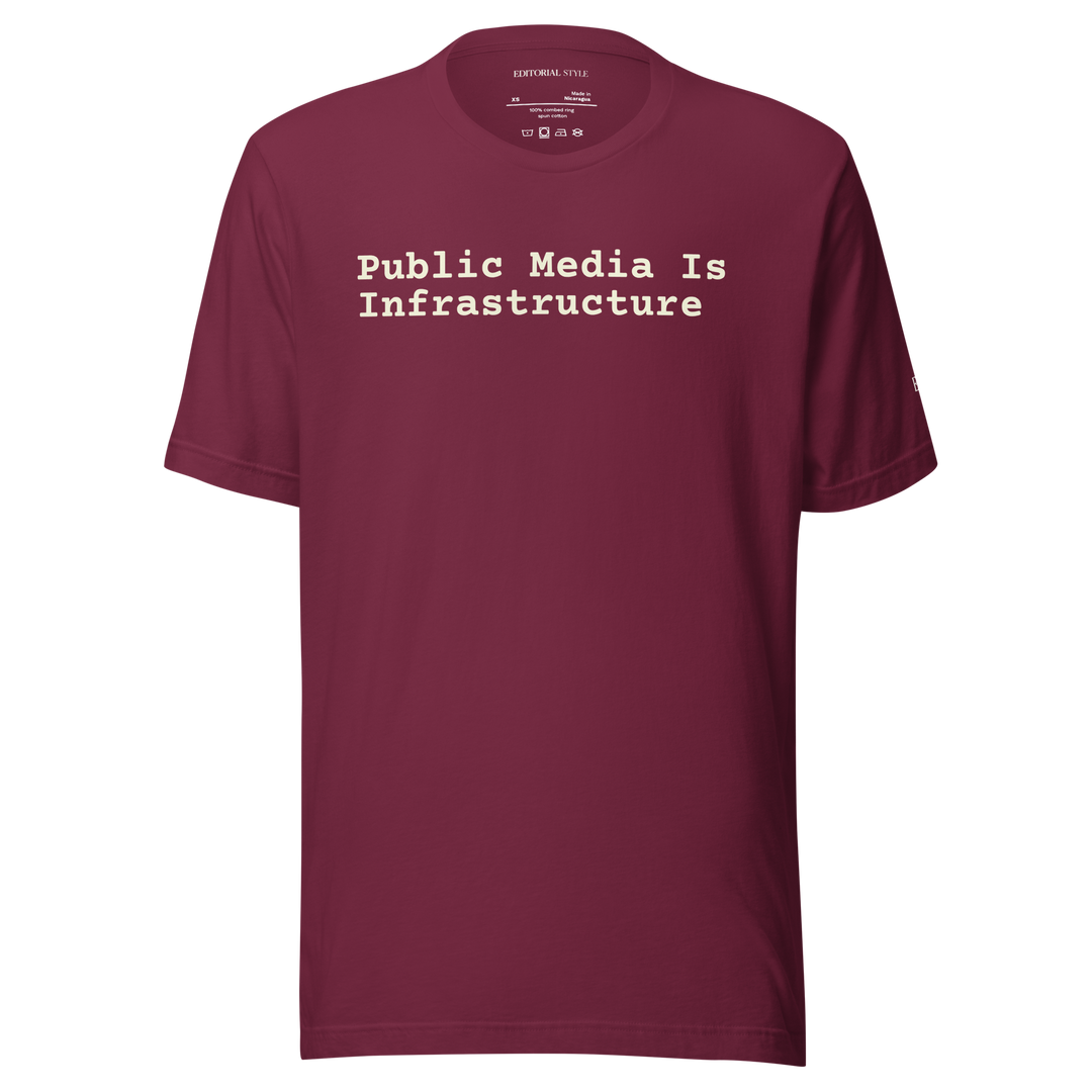 The Public Media Statement T-Shirt